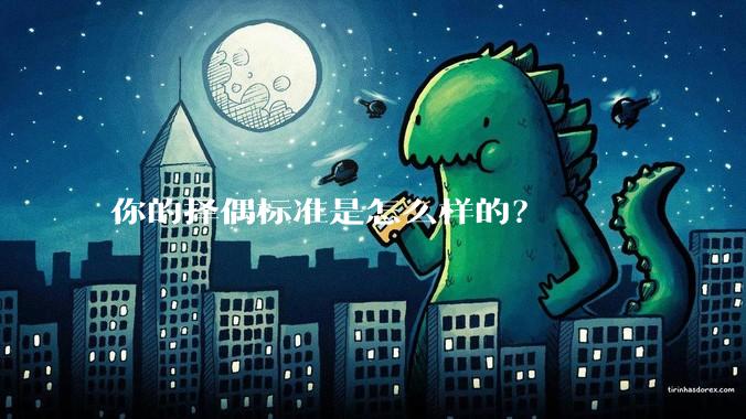 你的择偶标准是怎么样的？